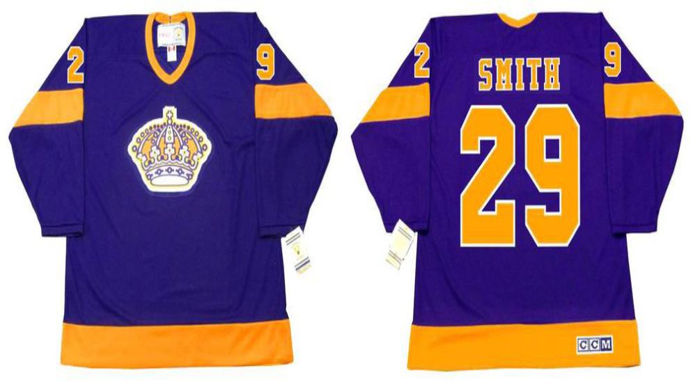 2019 Men Los Angeles Kings #29 Smith Purple CCM NHL jerseys